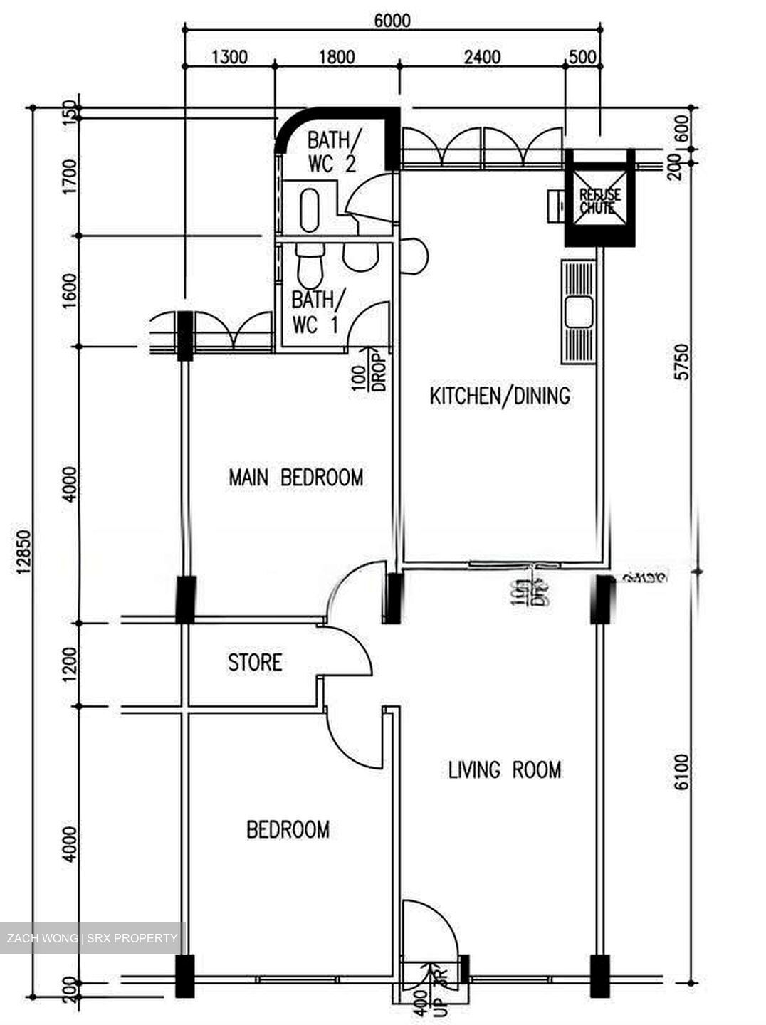 Blk 256 Jurong East Street 24 (Jurong East), HDB 3 Rooms #628454631